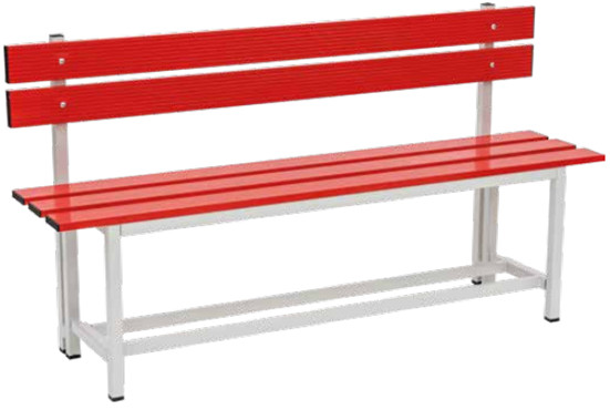 PANCA SMONTATA CON DOGHE IN LEGNO COMPLETA DI SCHIENALE